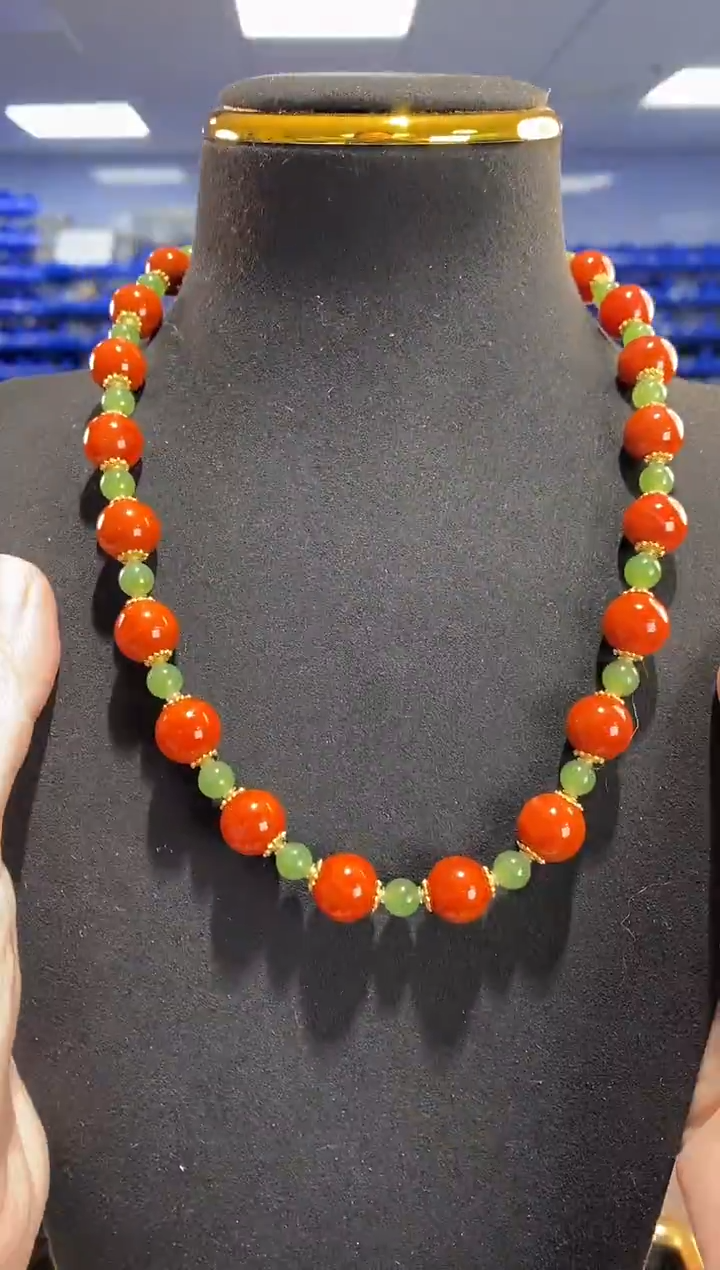 颈饰未镶嵌南红玛瑙CL7999