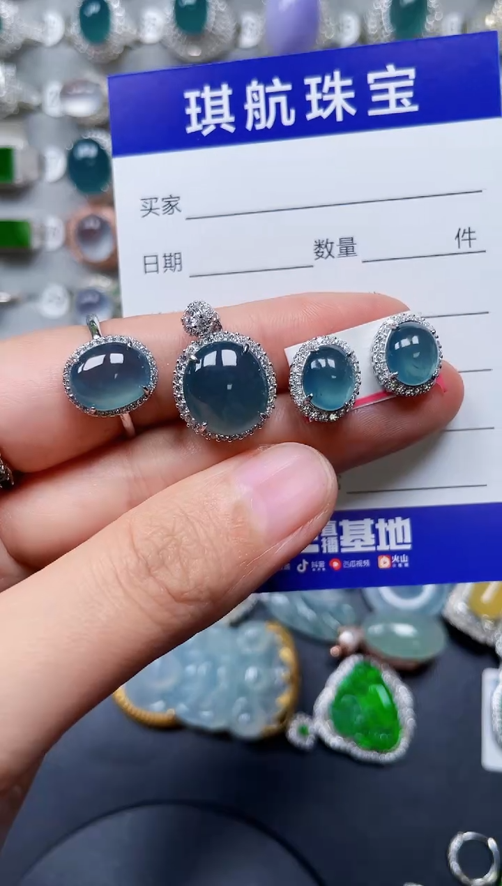 【闪购商品】翡翠颈饰银S925镶嵌0258