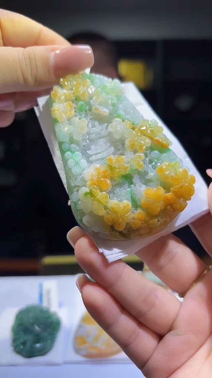 未镶嵌定制翡翠35/1220/C/山水