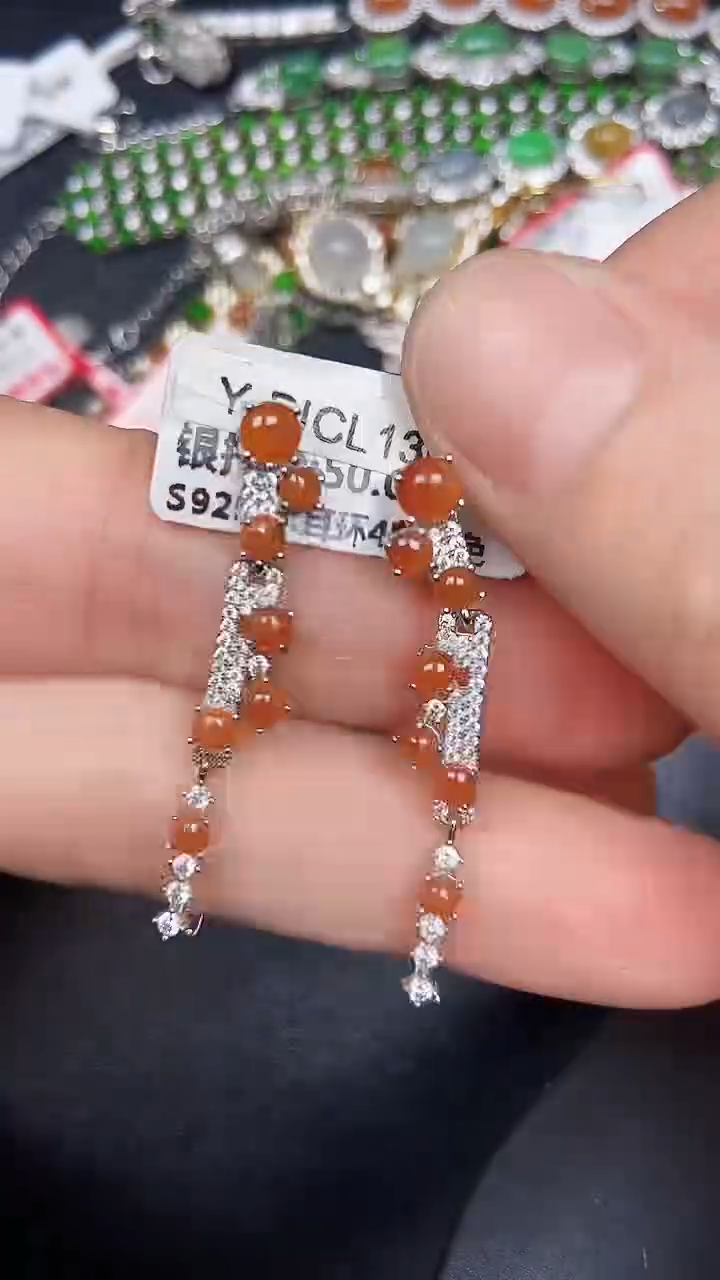 银S925镶嵌戒指翡翠2070