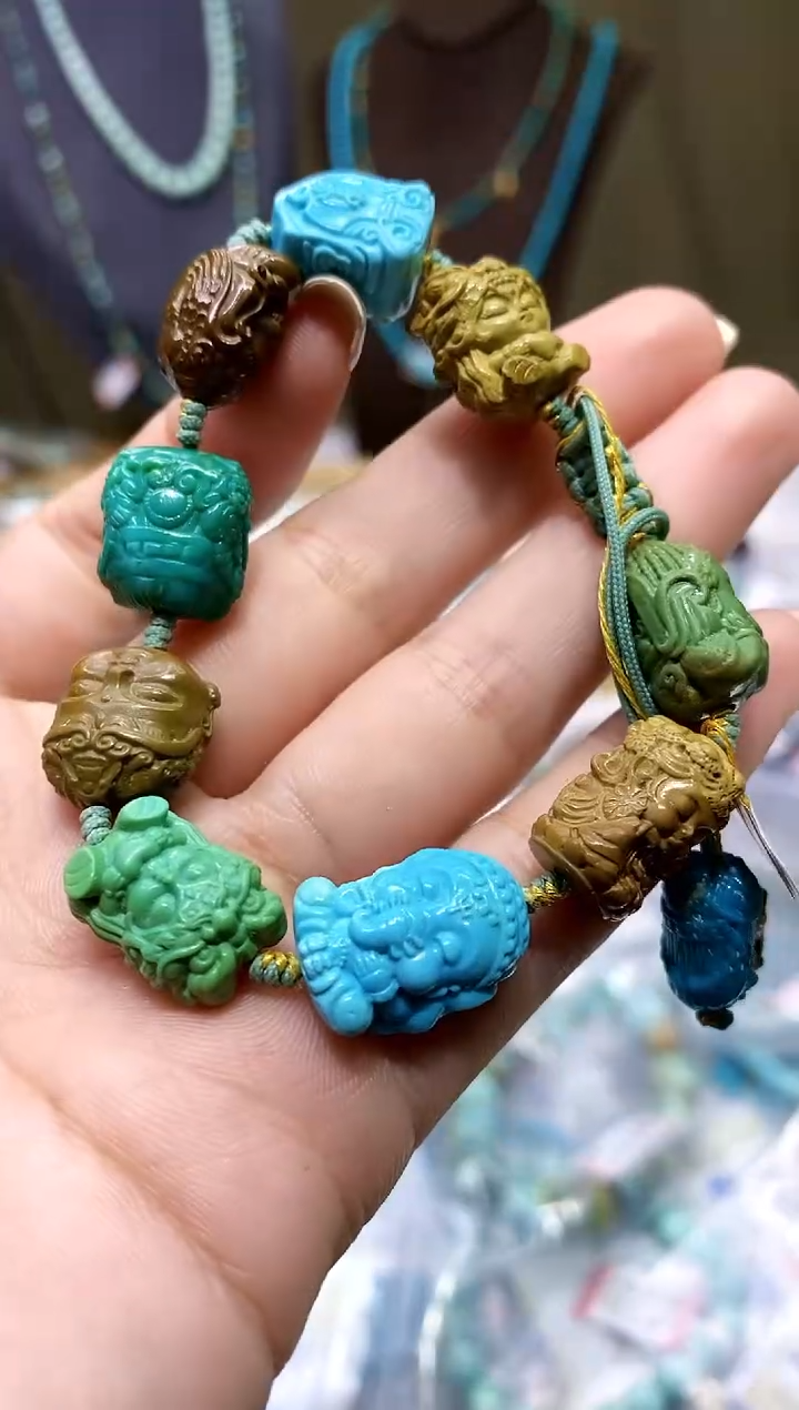 【闪购商品】绿松石未镶嵌手串821