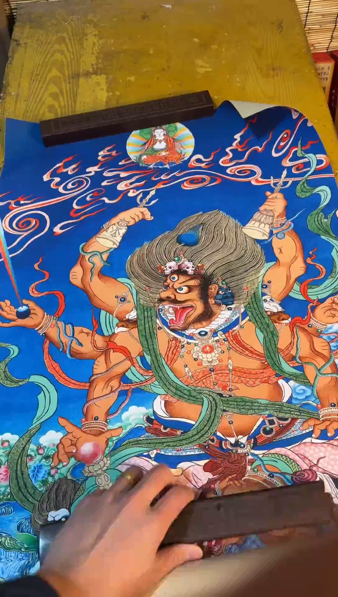 卷轴画精品唐卡===藏藏--2