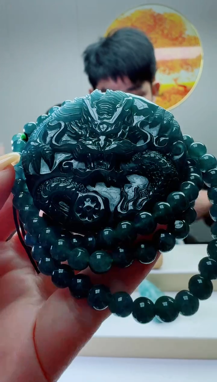 翡翠未镶嵌颈饰多样性随机发其一