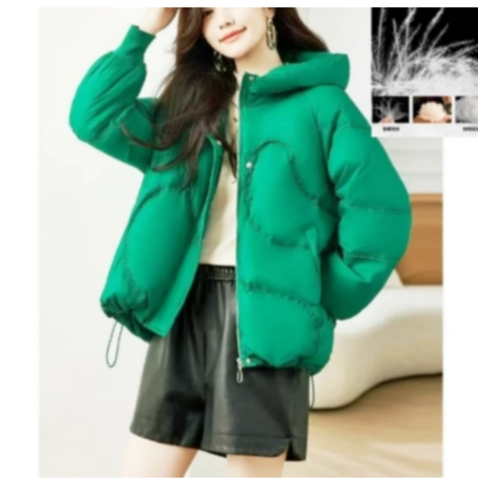 【羽绒服】索尼尔保羅冬季保暖加绒加厚款外套女装12366[YZM]