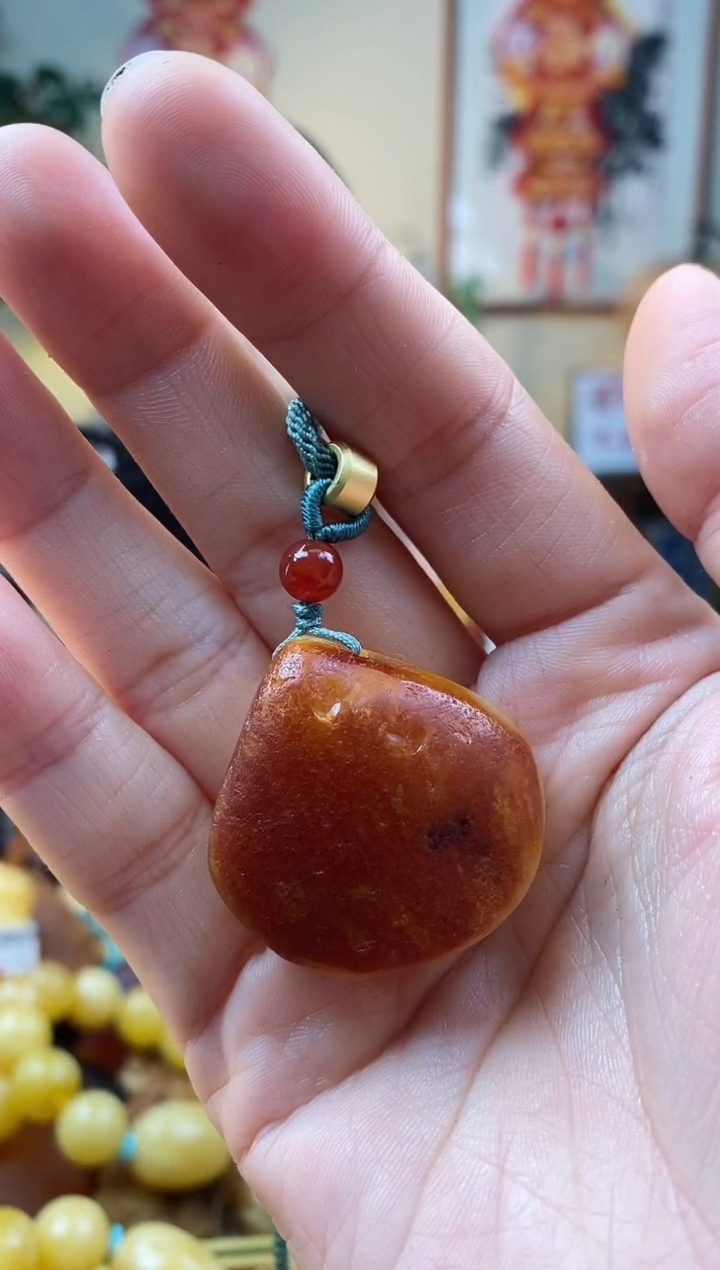 【闪购商品】琥珀颈饰未镶嵌吊坠