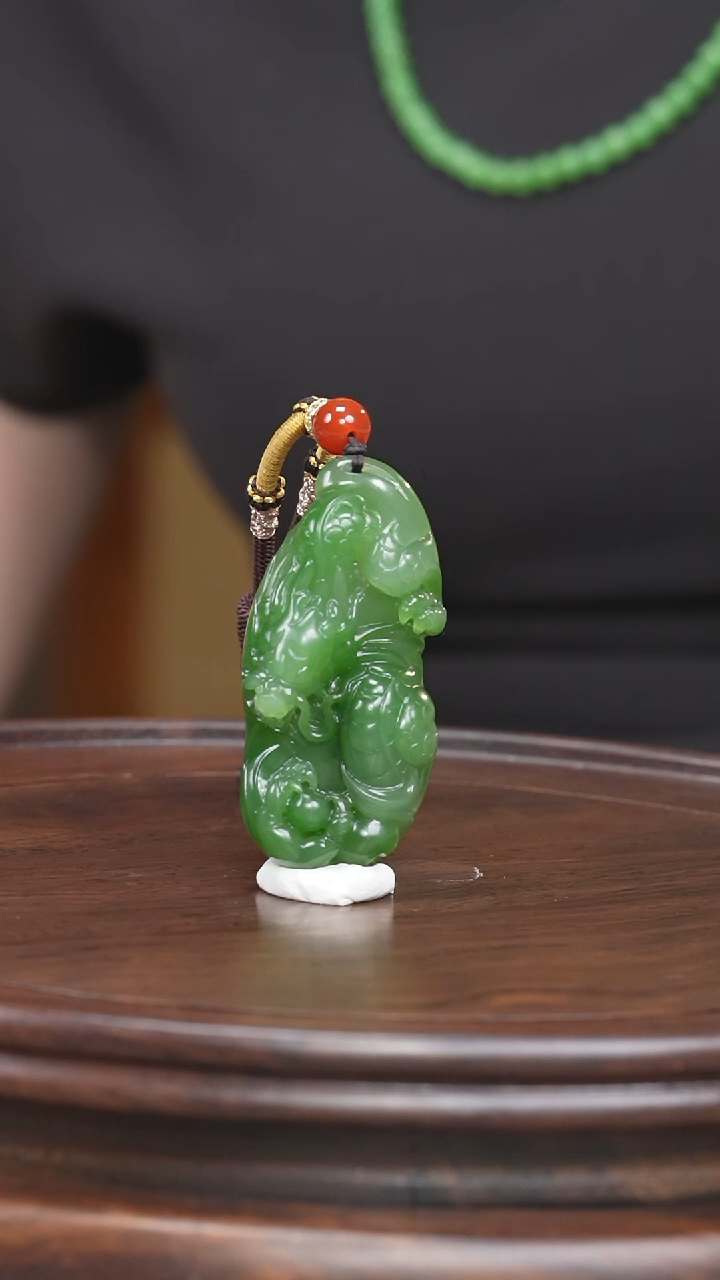未镶嵌和田玉挂件小***宿 
