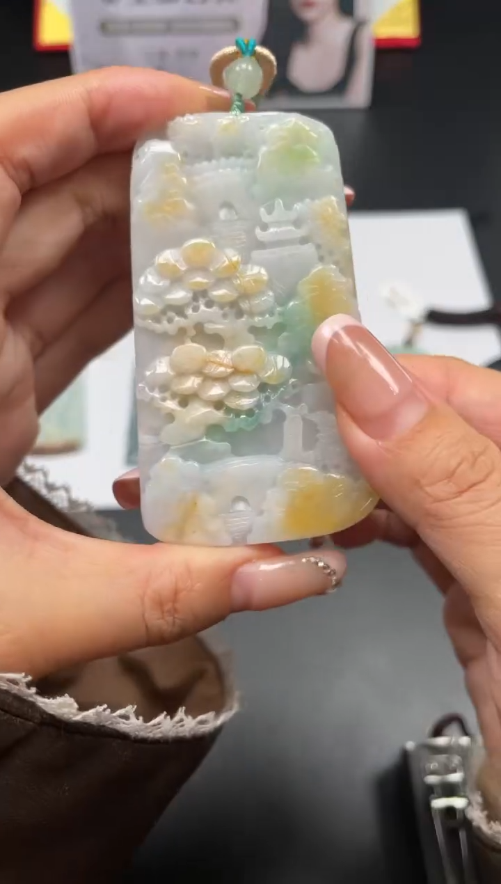 【闪购商品】定制翡翠未镶嵌不退不换CMH1件-A