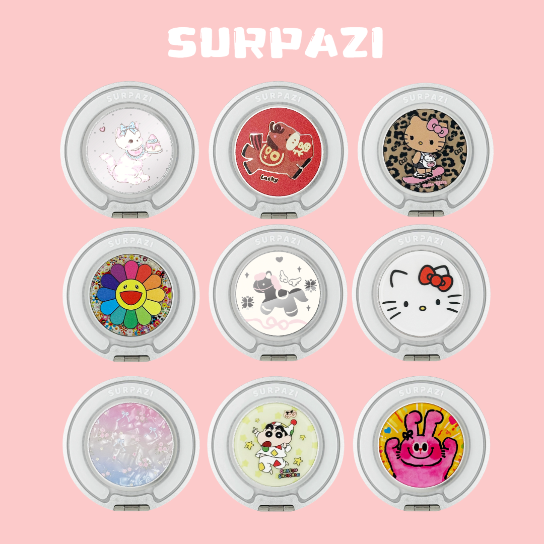 【SURPAZI支点磁吸支架】一体式多功能卡通可爱强磁支架ins风女款