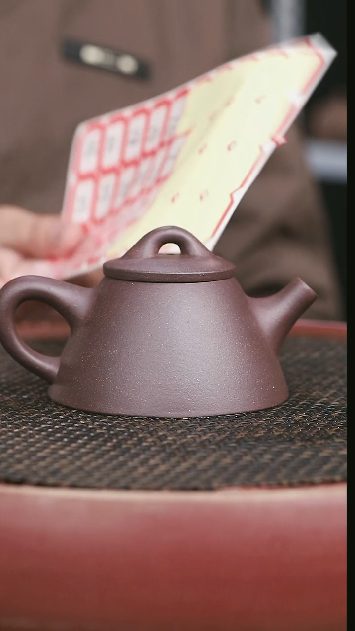 茶壶紫砂高砂老紫泥霸王瓢200CC