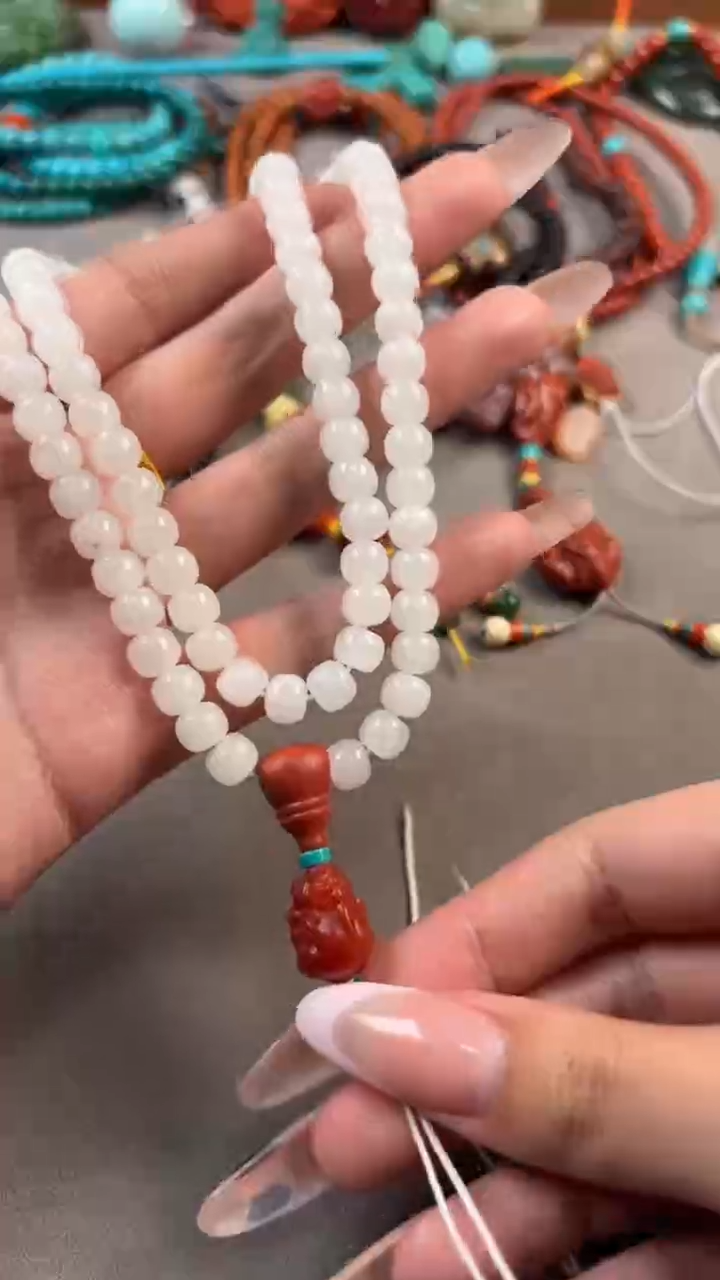 【闪购商品】和田玉（糖玉）颈饰未镶嵌和田玉108