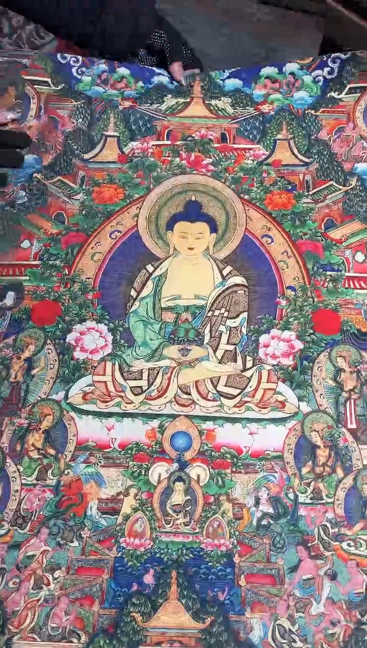 卷轴画路路的唐卡tk160