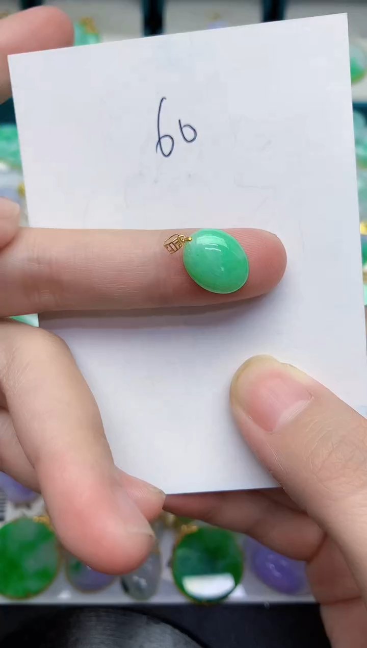 【闪购商品】翡翠颈饰18K金镶嵌0000000000