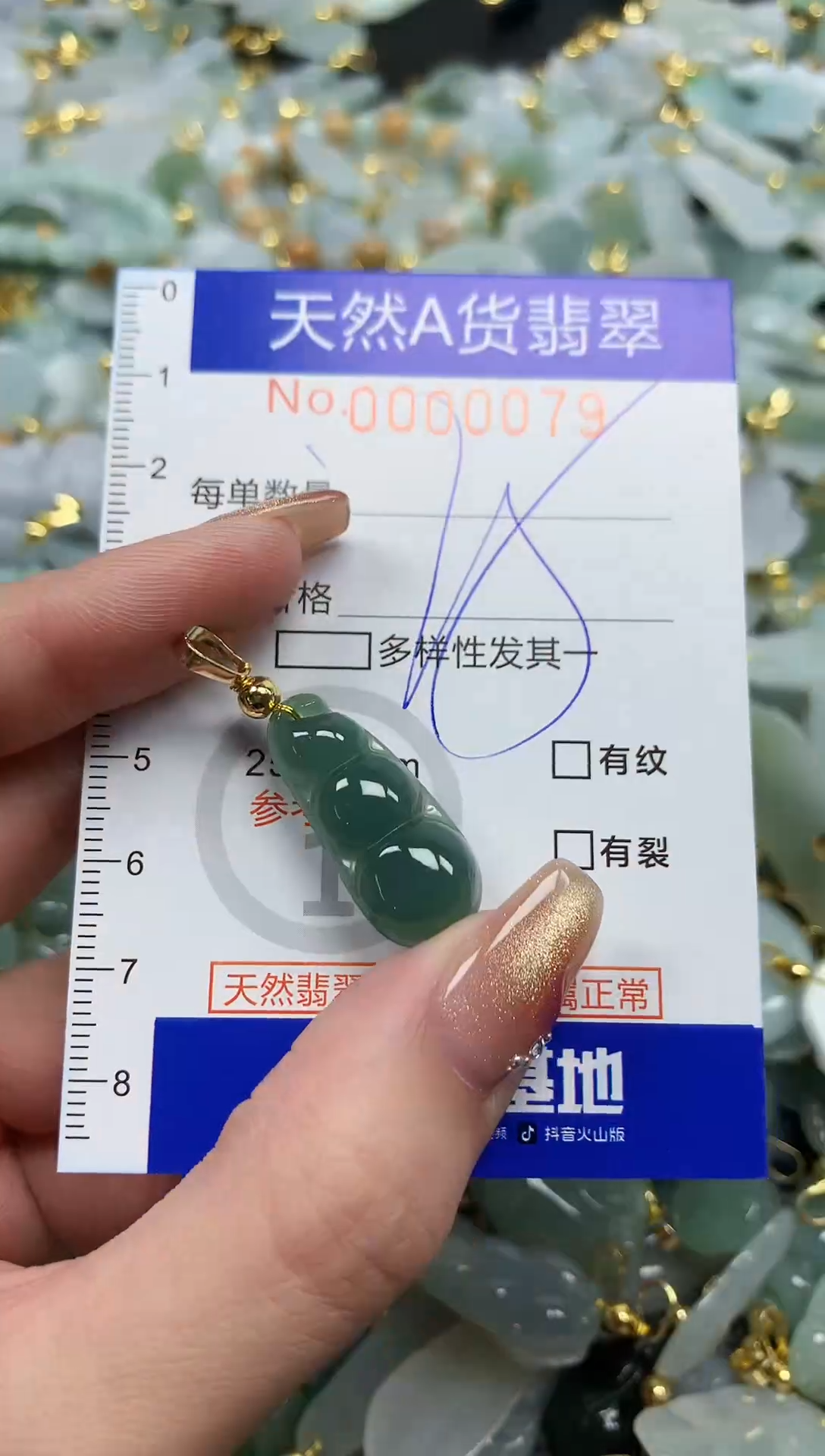 颈饰未镶嵌翡翠天然A货翡翠