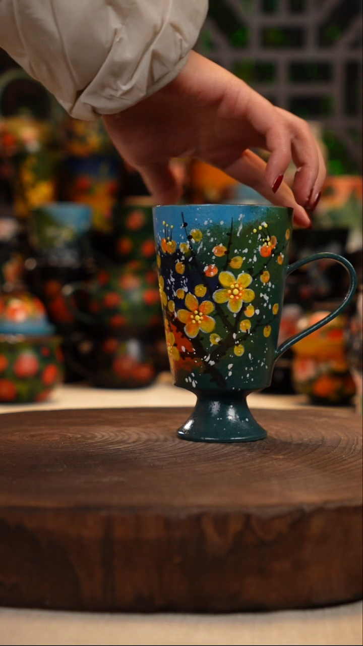 油画   手绘 釉下彩