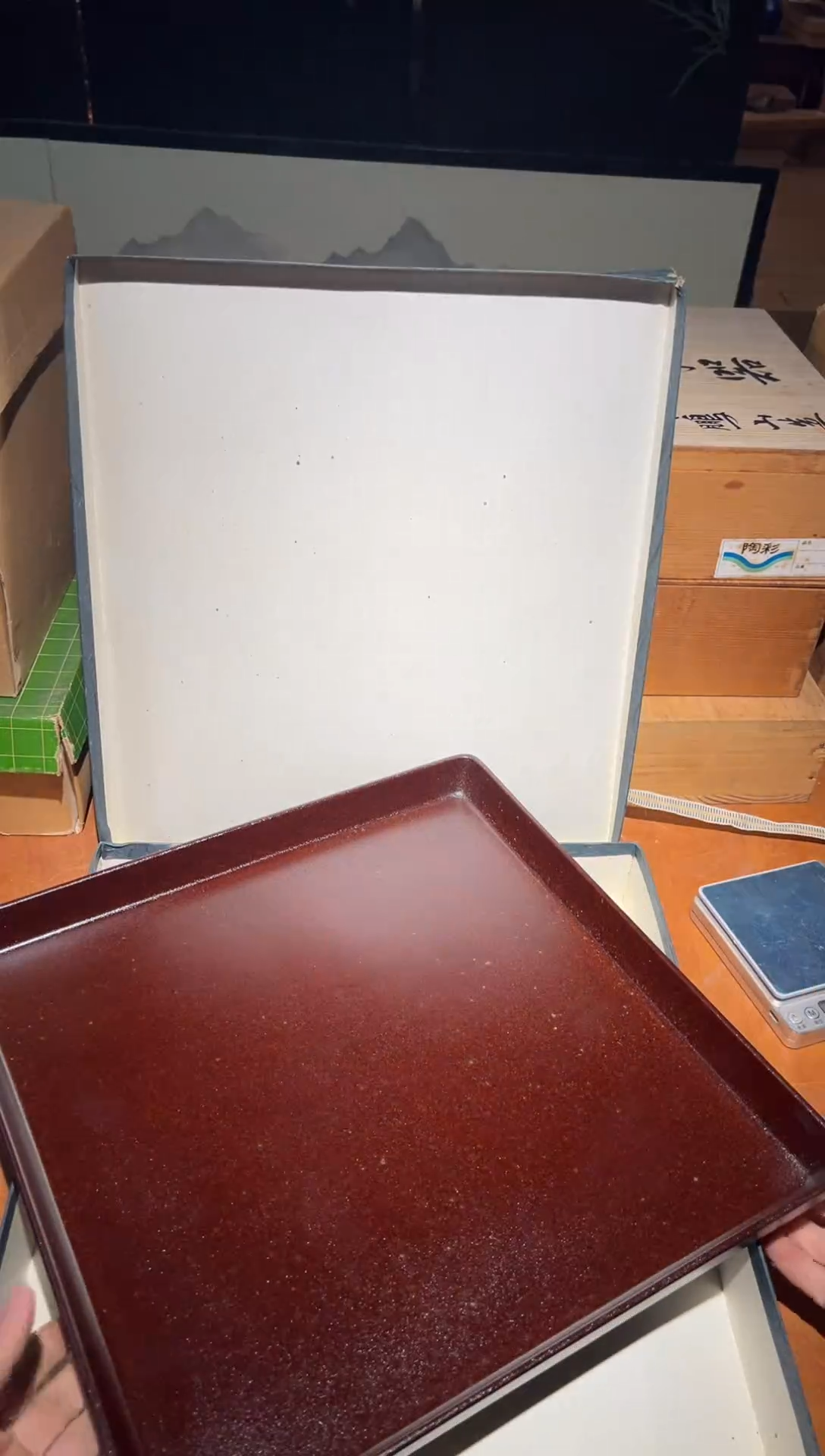 木A2287木上漆中古周边/