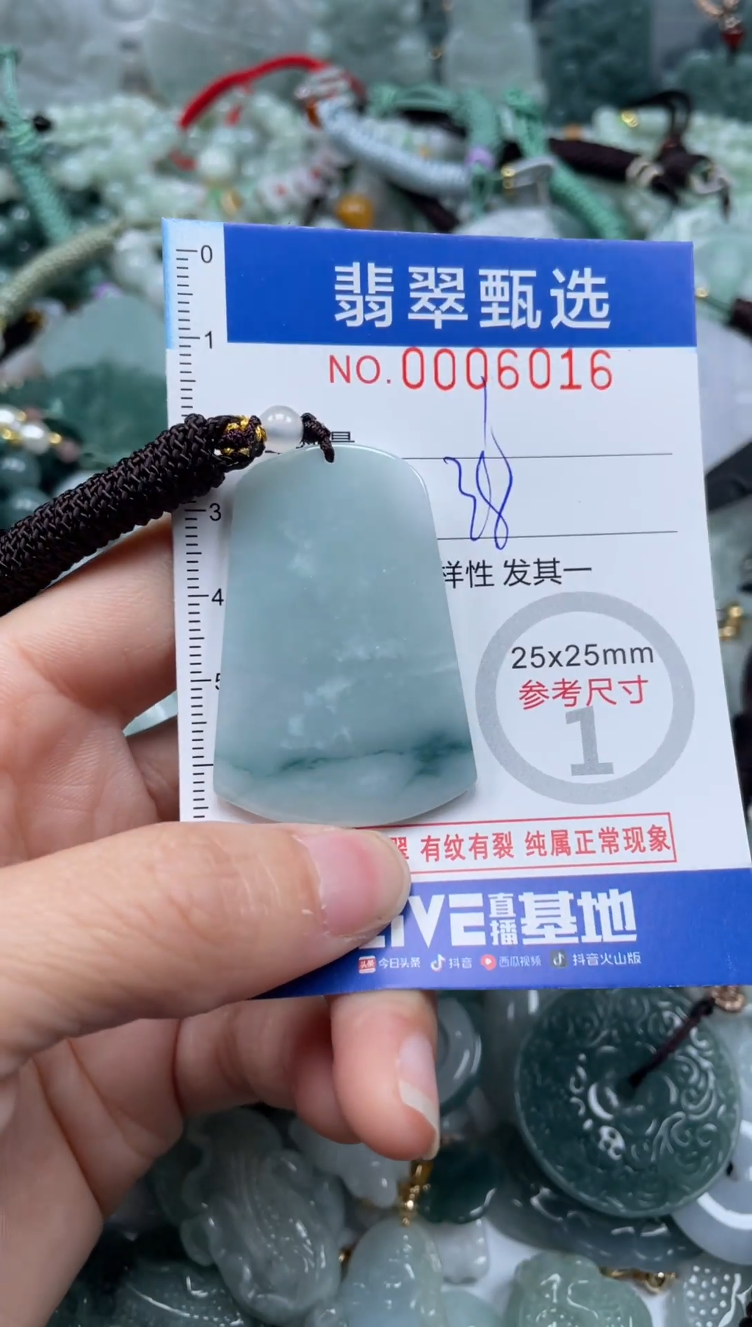 【闪购商品】翡翠颈饰未镶嵌00..6016