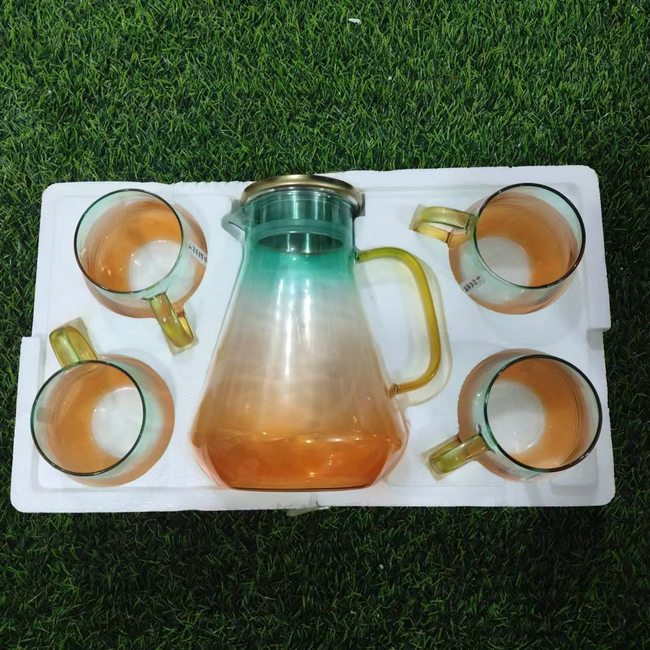 一壶4杯玻璃茶具套装