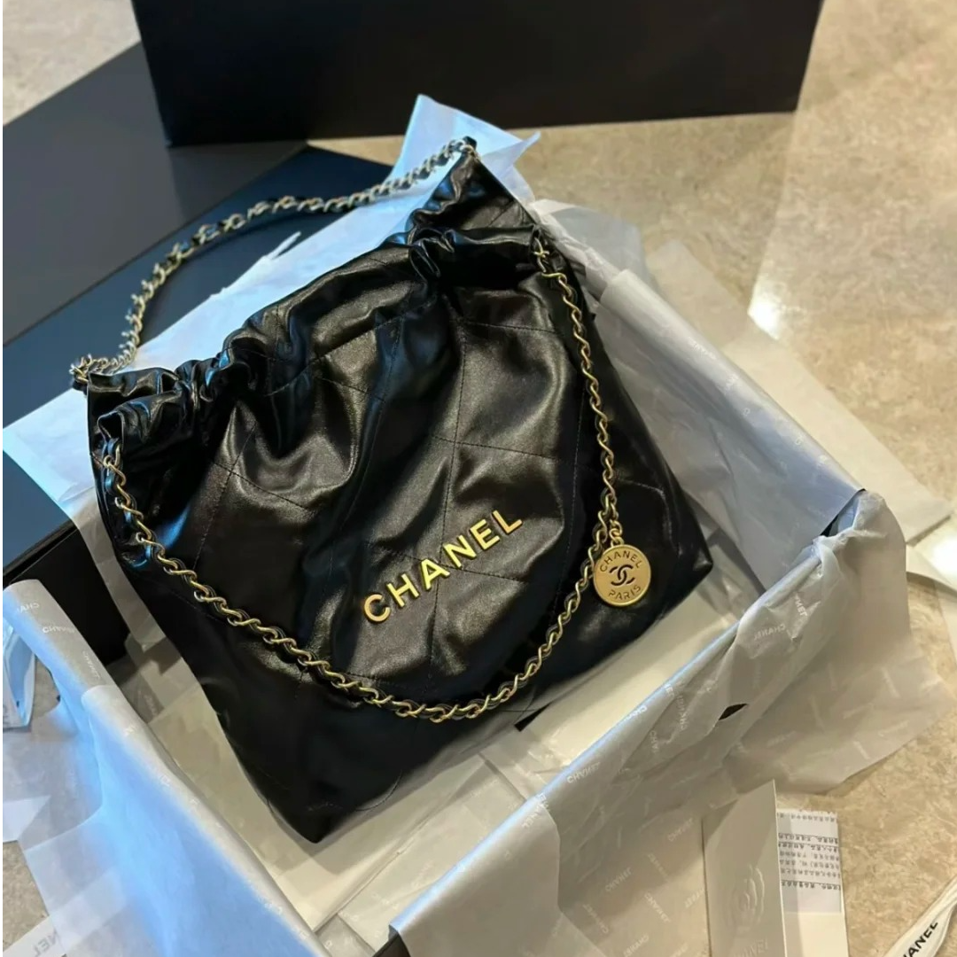 99新 Chanel/香奈儿 珊珊专属 22Bag 托特包 小号 30cm 芯片