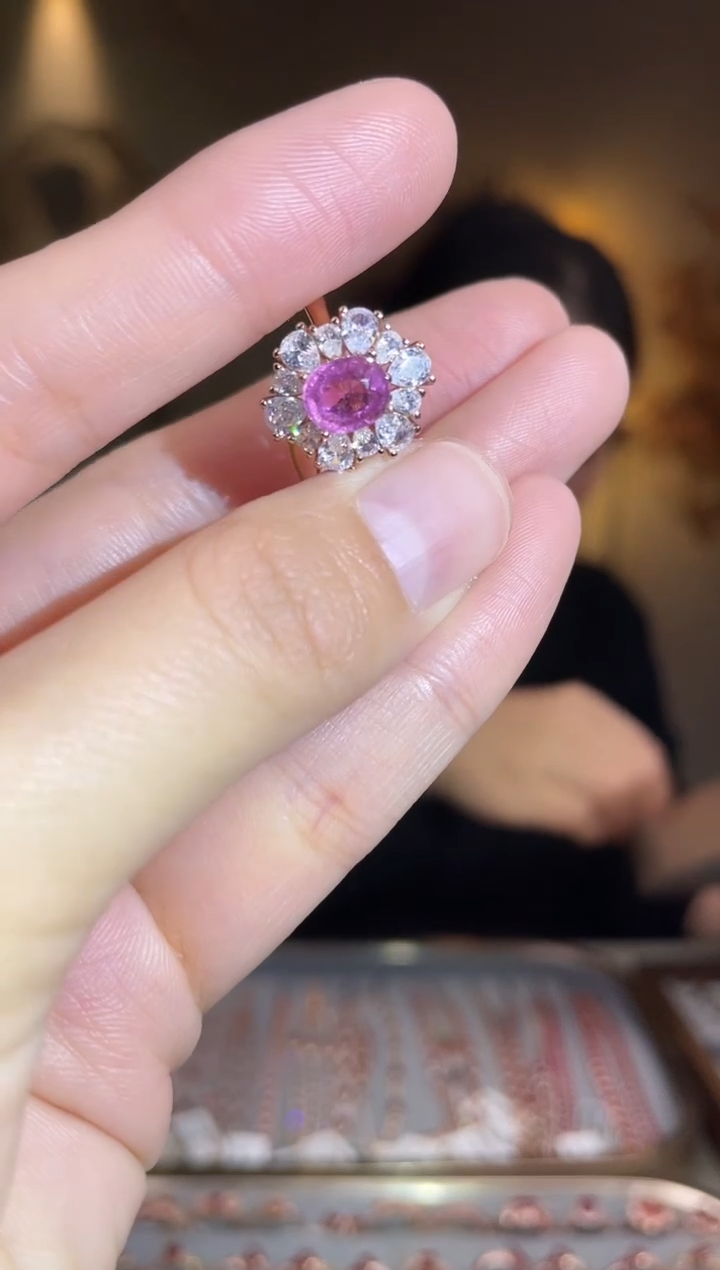 银S925镶嵌手饰碧玺手饰