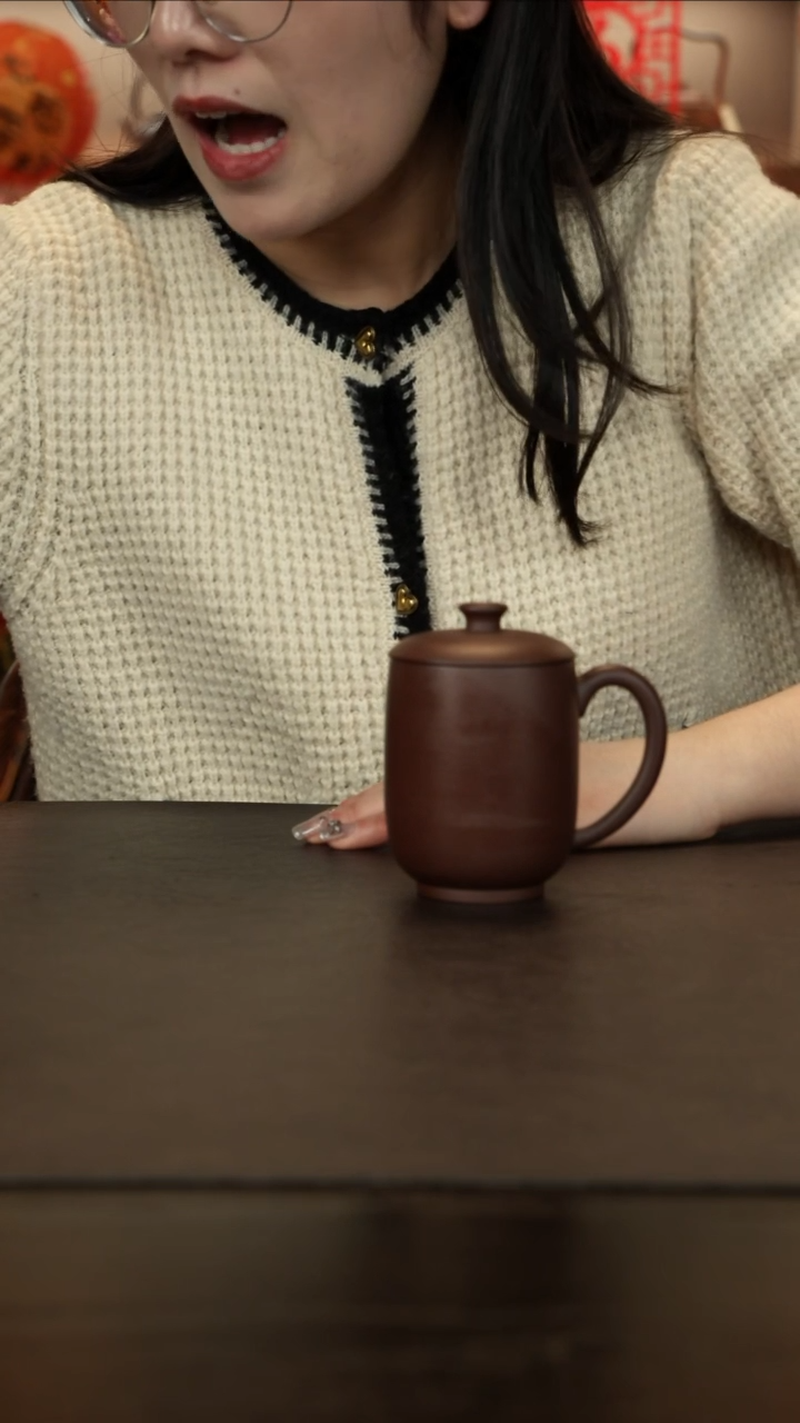 【闪购商品】紫砂茶杯直播福利许莉老紫泥盖杯