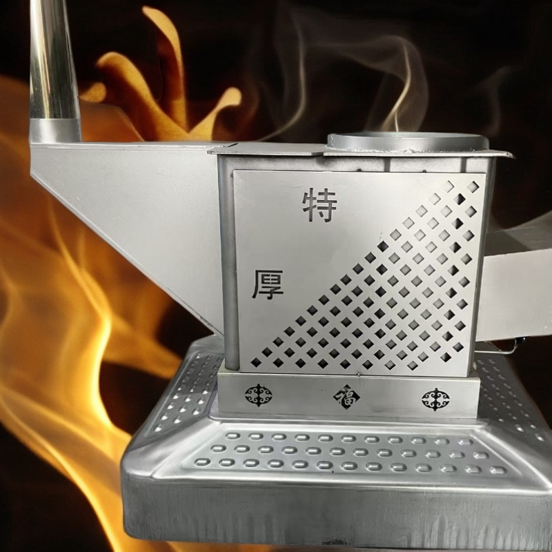 新款加厚高端烤火炉冬季烤火炉农村取暖炉多功能柴火炉气化炉多用
