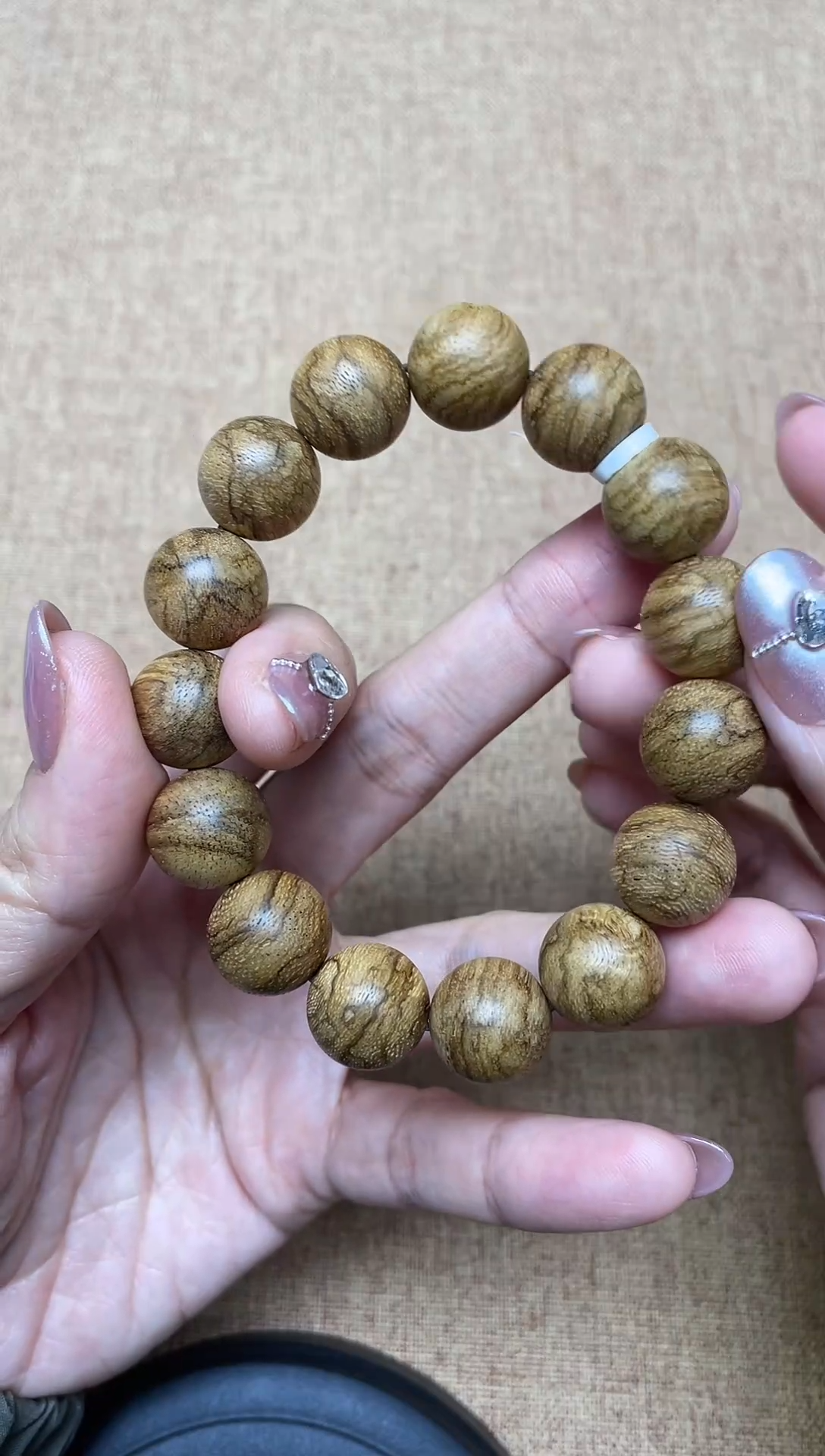 沉香手串红油达拉干1.5圆珠单圈多样性发其一