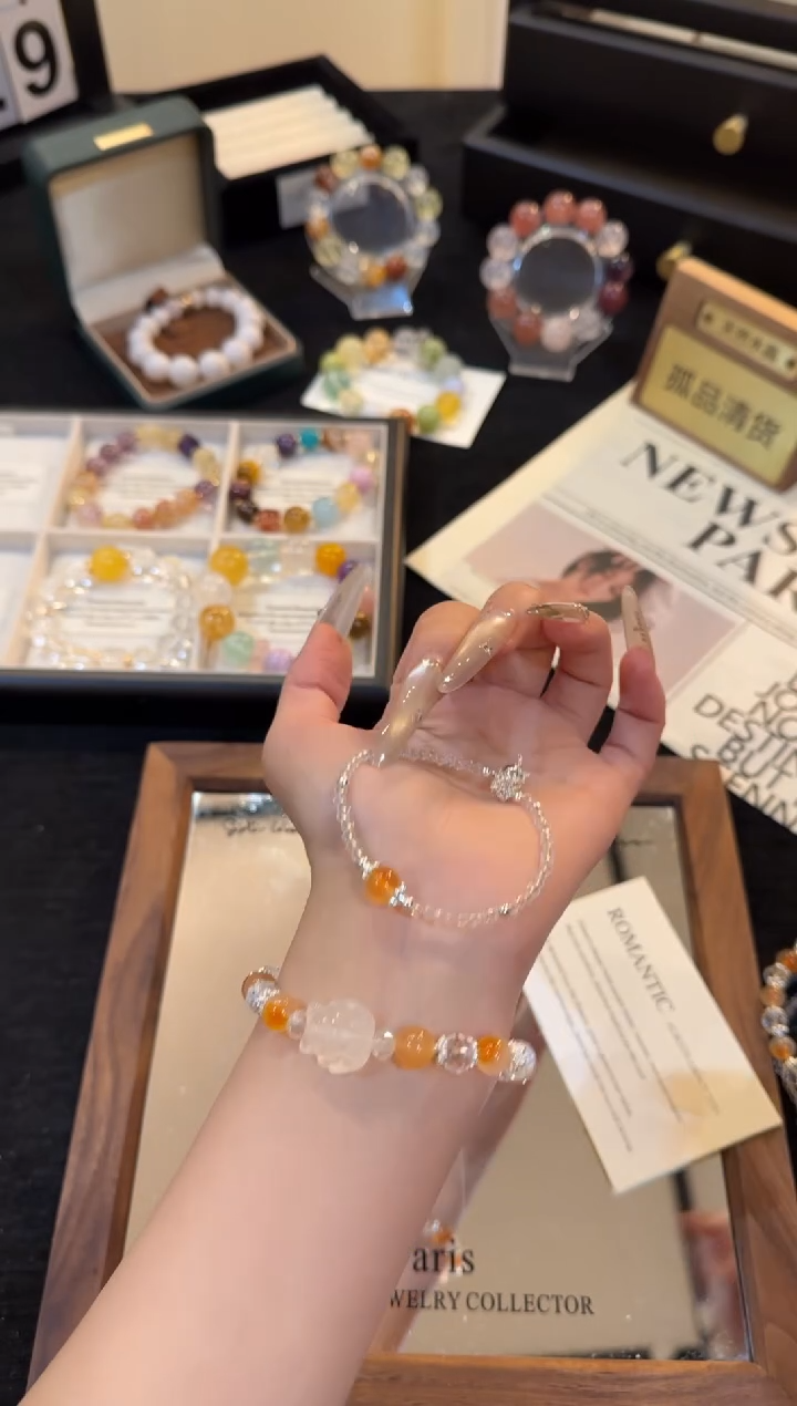 合金手链水晶玛瑙套装x2926