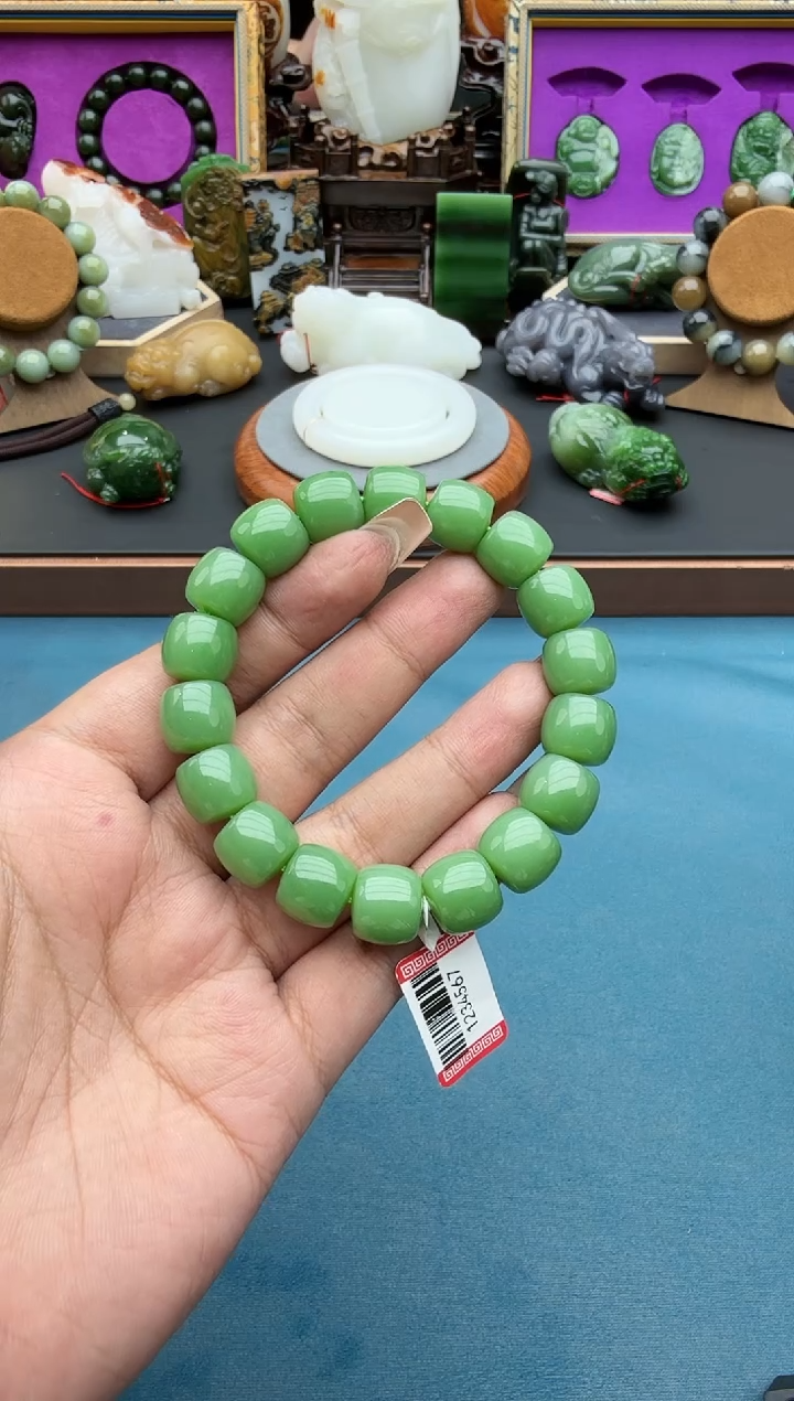 未镶嵌手串和田玉byfl