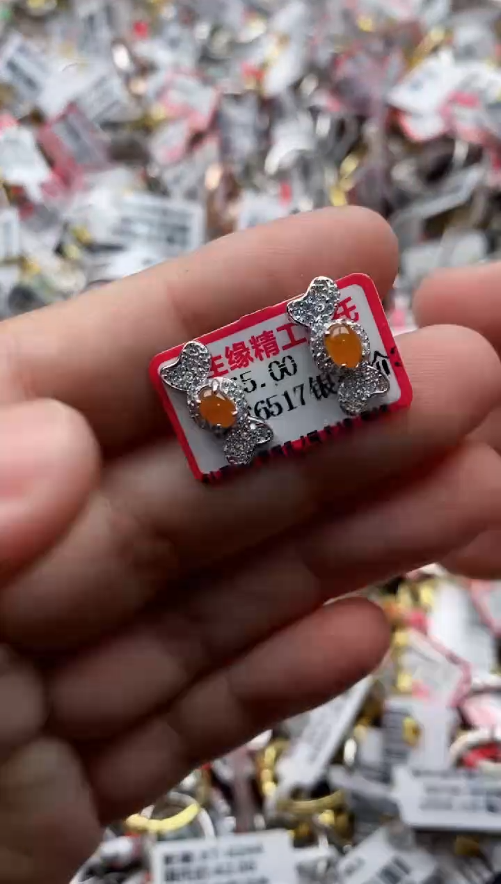 【闪购商品】翡翠戒指银S925镶嵌22222---8