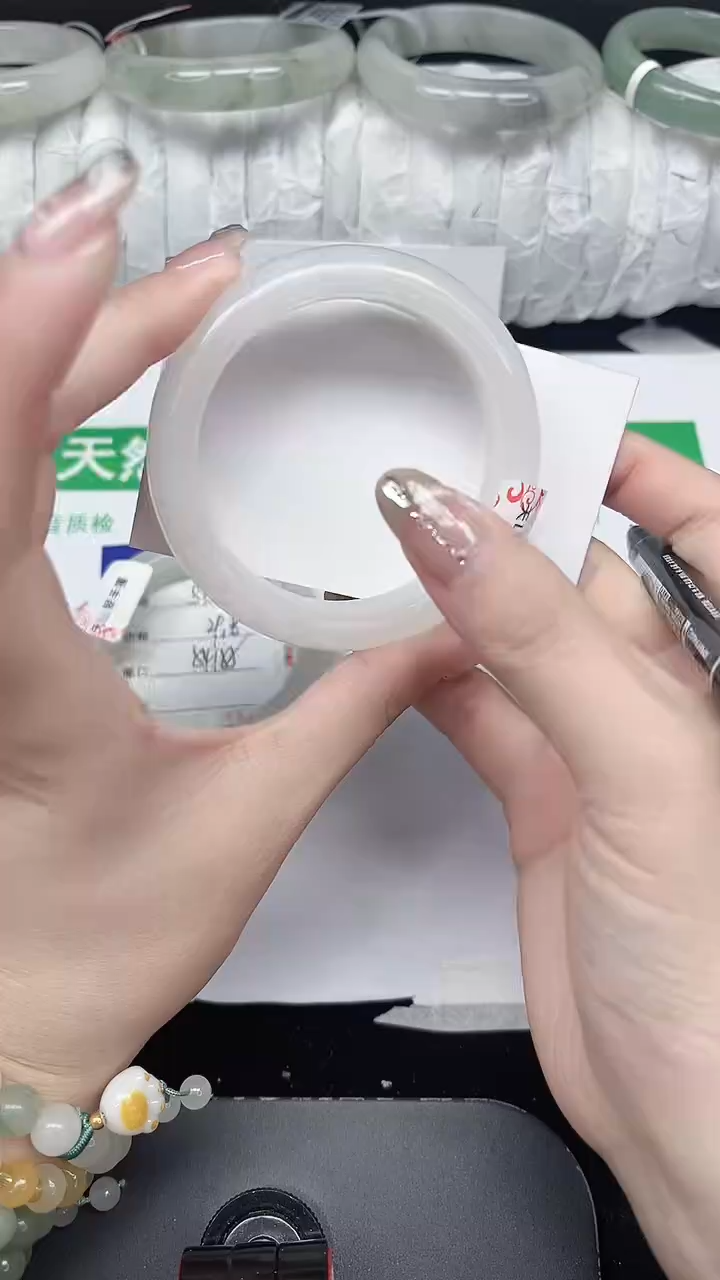 未镶嵌手镯石英质玉89-54/55