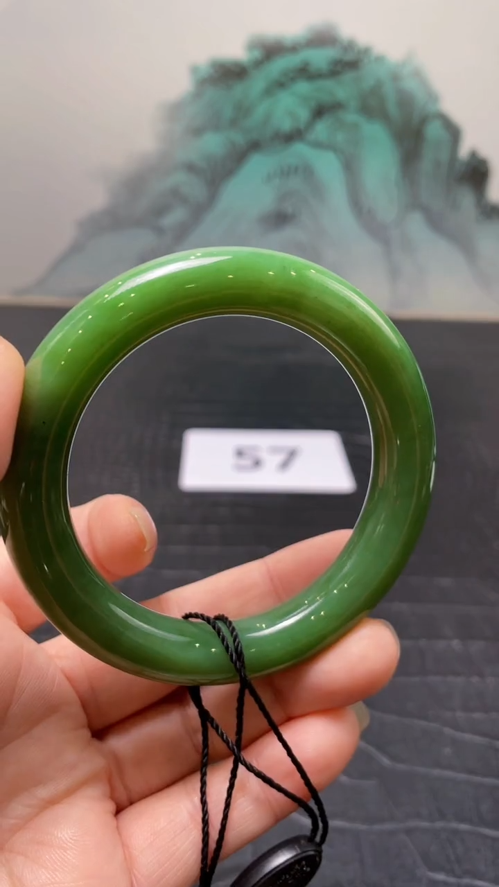 未镶嵌手镯和田玉（碧玉）夏***报57