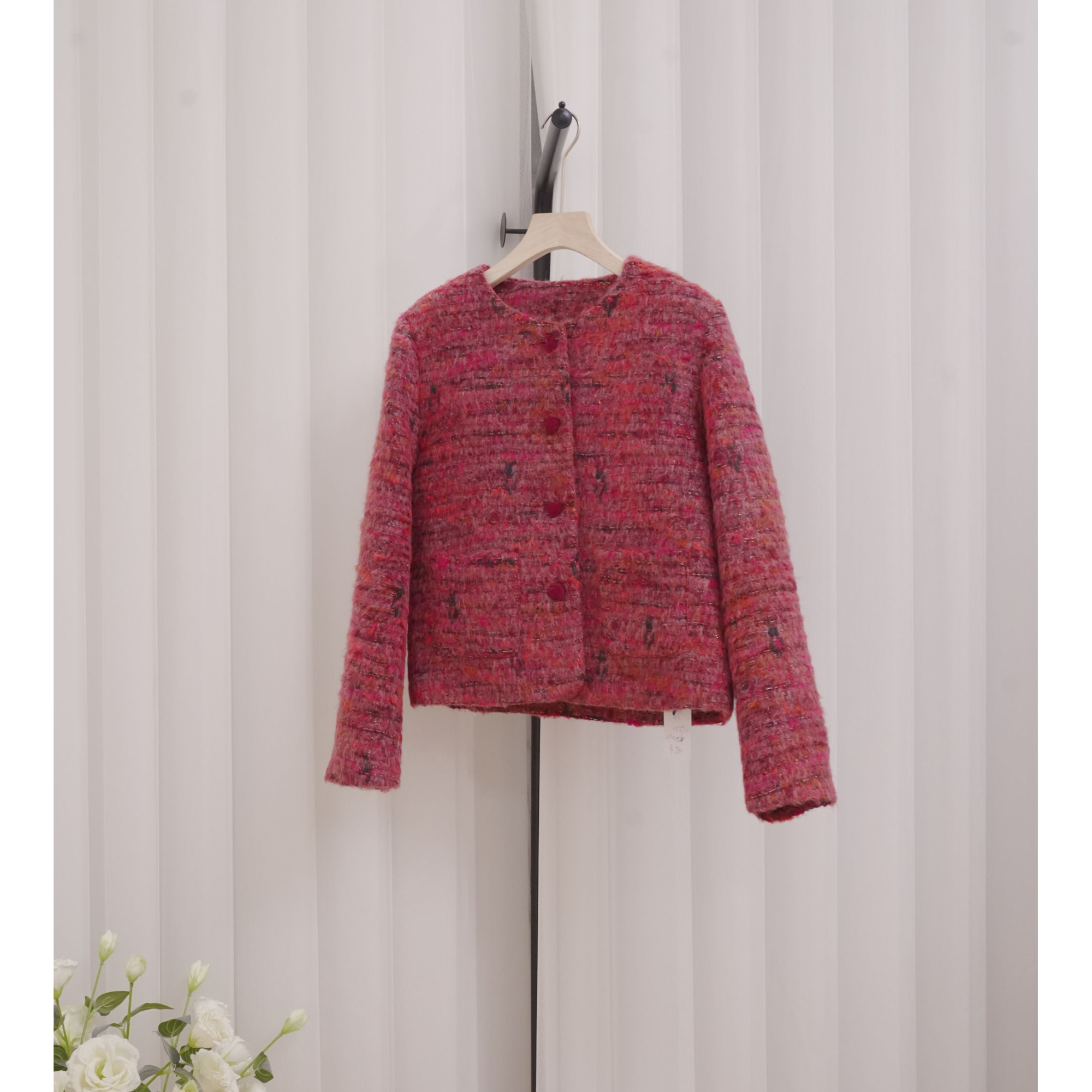 2025文哥工作室女冬季高定时尚设计气质小香短外套AB-25590