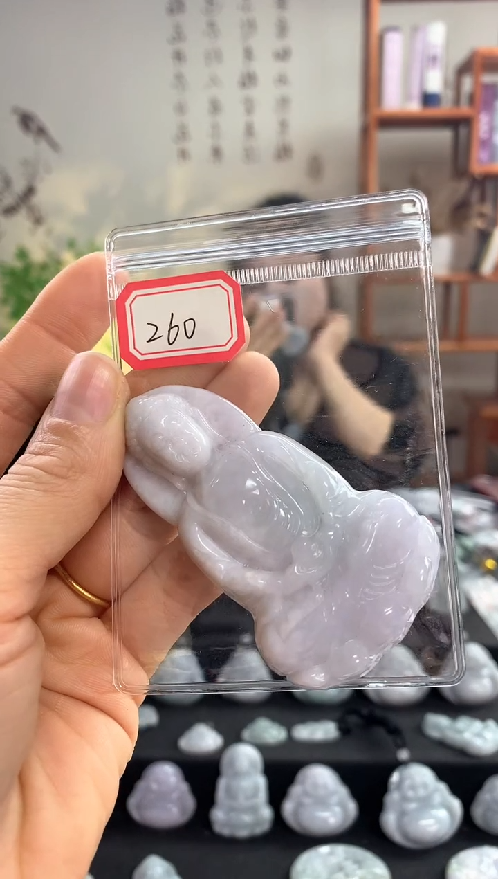 【闪购商品】翡翠颈饰未镶嵌观音260