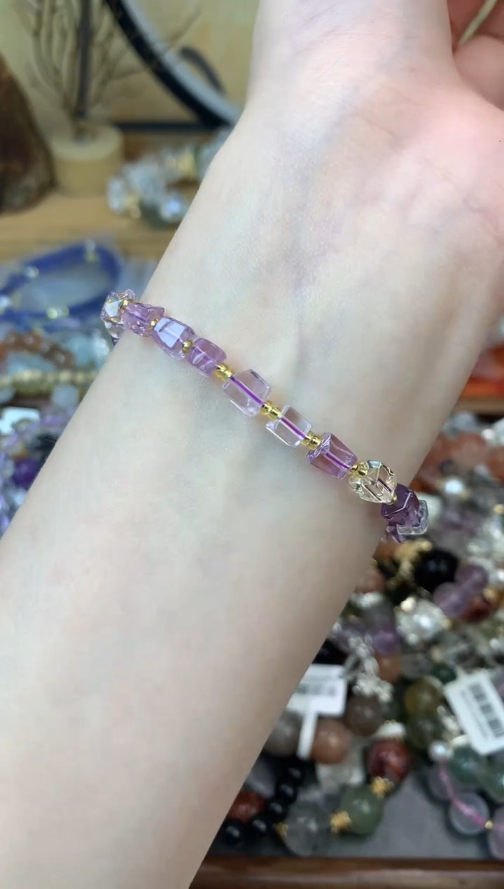 【闪购商品】紫晶手链未镶嵌363手串