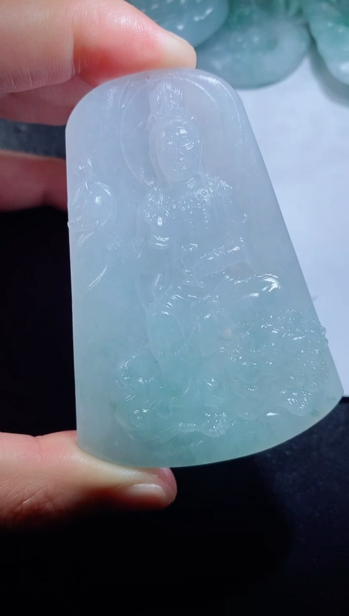 【闪购商品】定制翡翠未镶嵌毛货不支持退换付款后联系客服确认抛光