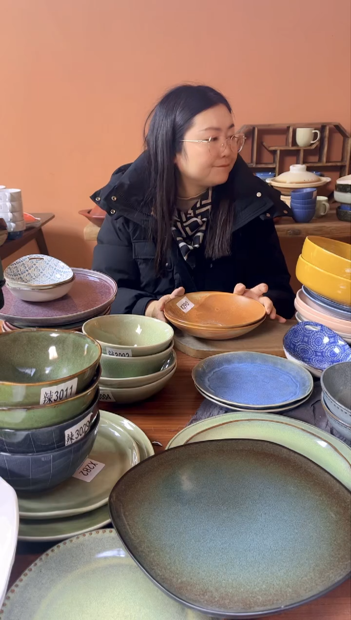 【闪购商品】碗X290  陶瓷深盘子两件套