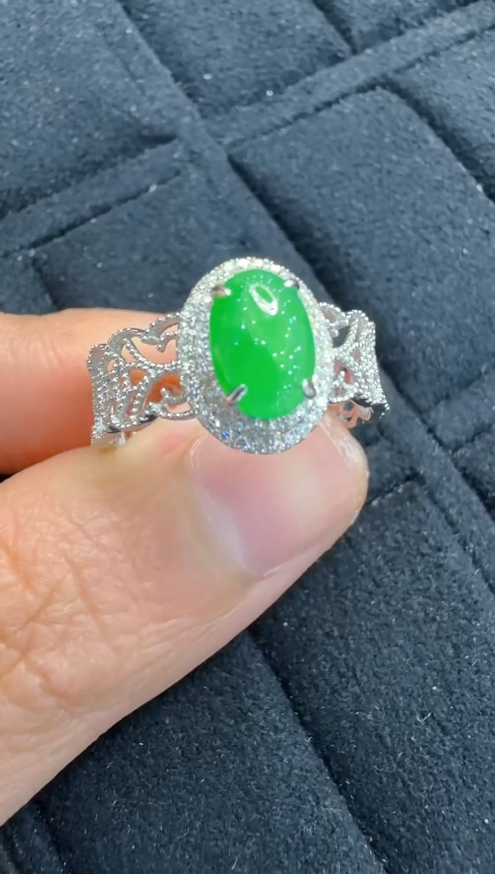 【闪购商品】翡翠戒指18K金镶嵌多样性团购发一件