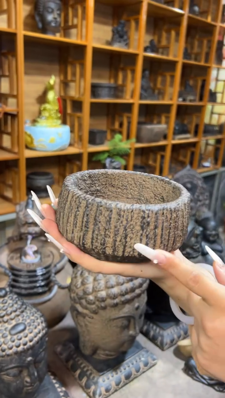 陶土【火山泥】小石钵