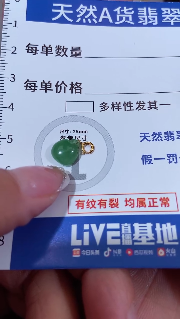 翡翠未镶嵌吊坠(不含链)11111111