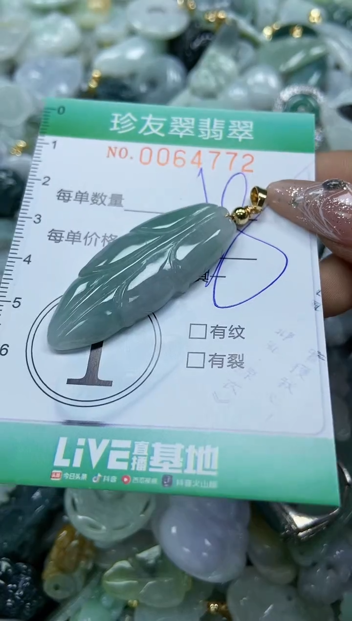 【闪购商品】翡翠颈饰未镶嵌闪购商品0064772