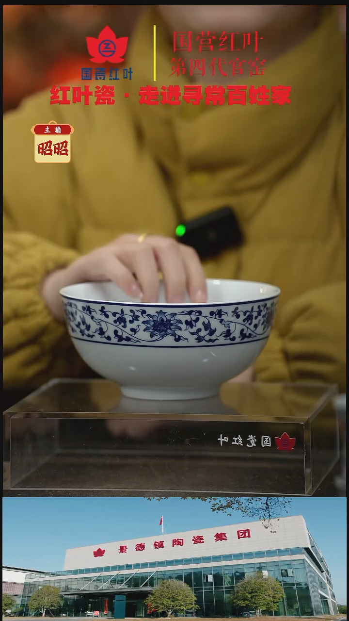 陶瓷1个正价古韵缠枝6寸面碗