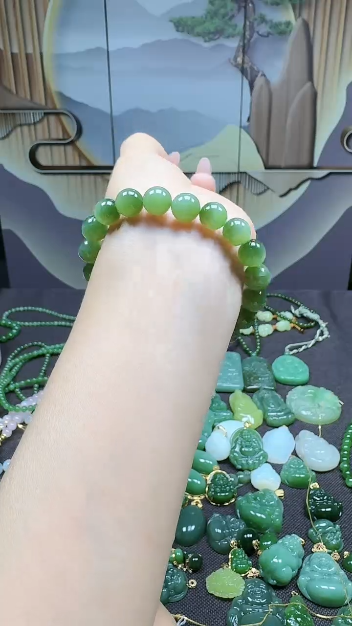 和田玉未镶嵌挂件10