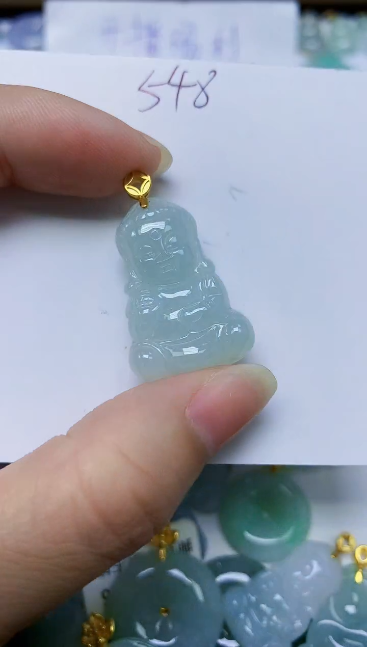 颈饰未镶嵌翡翠天然缅甸A货翡翠百元以上9元证书费自理