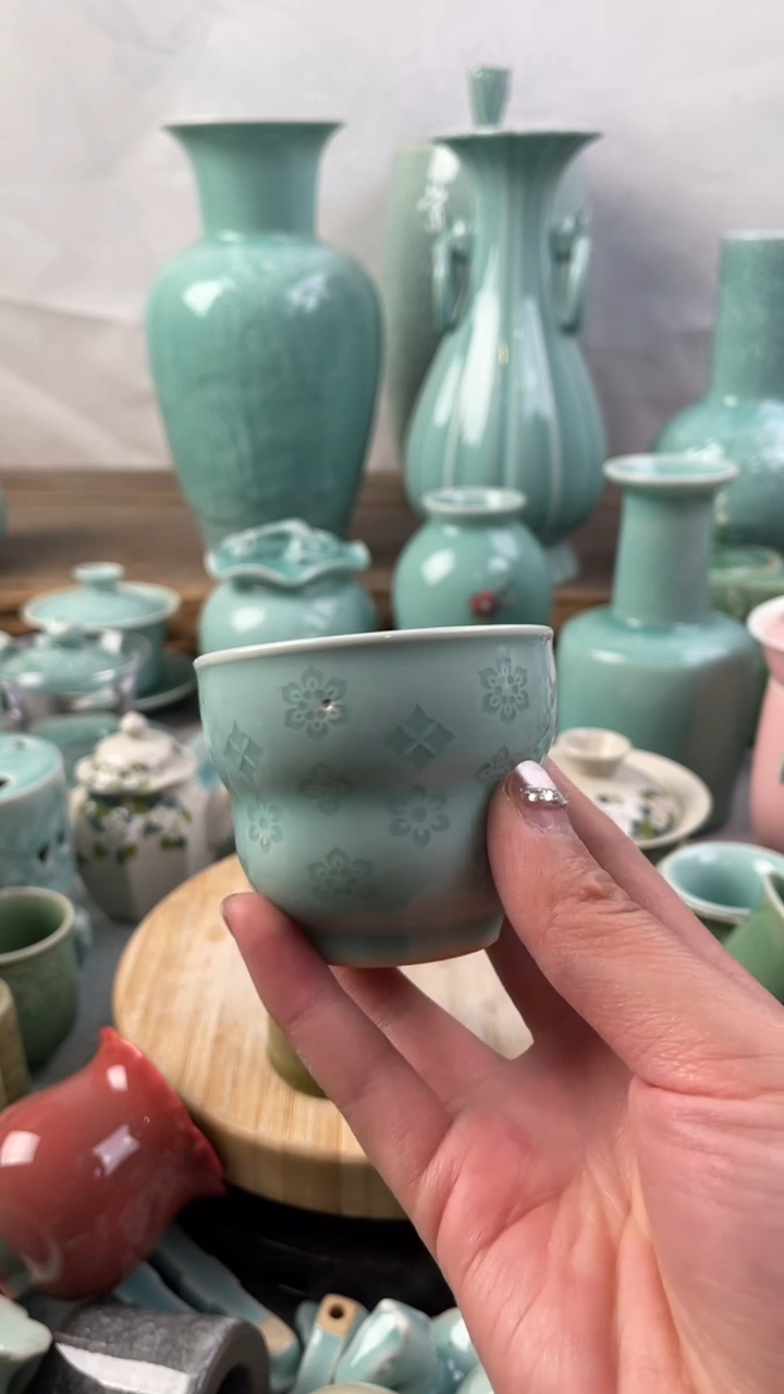 【闪购商品】特价福利 微瑕 慧仙青瓷 缩釉