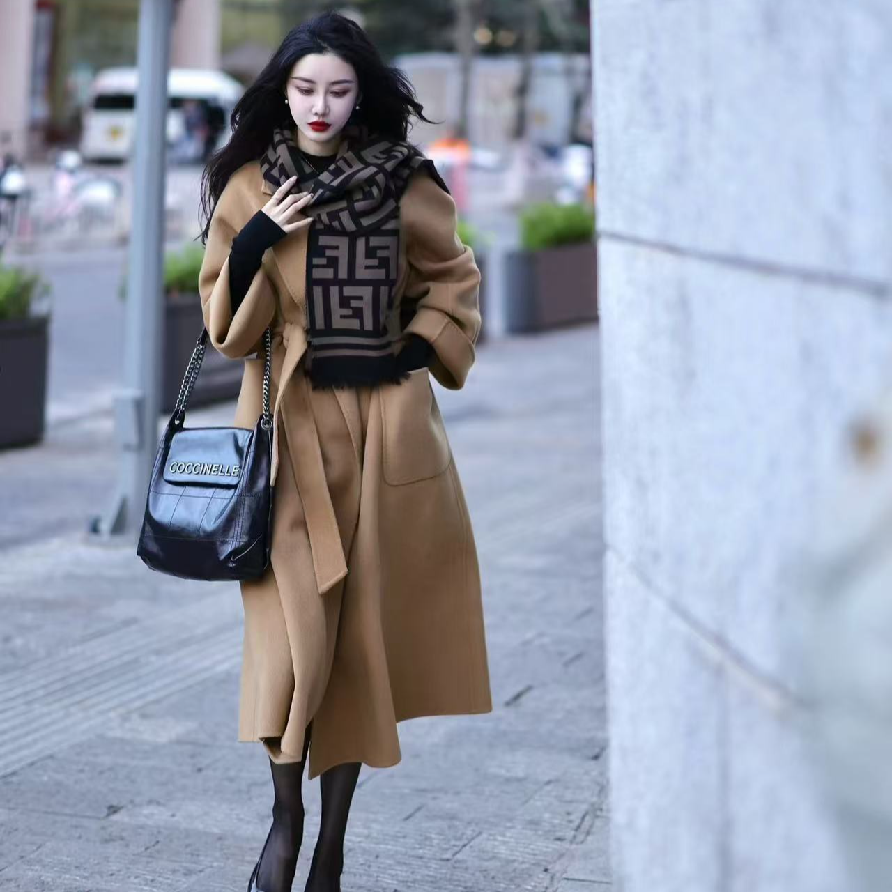 长款风衣时尚加厚