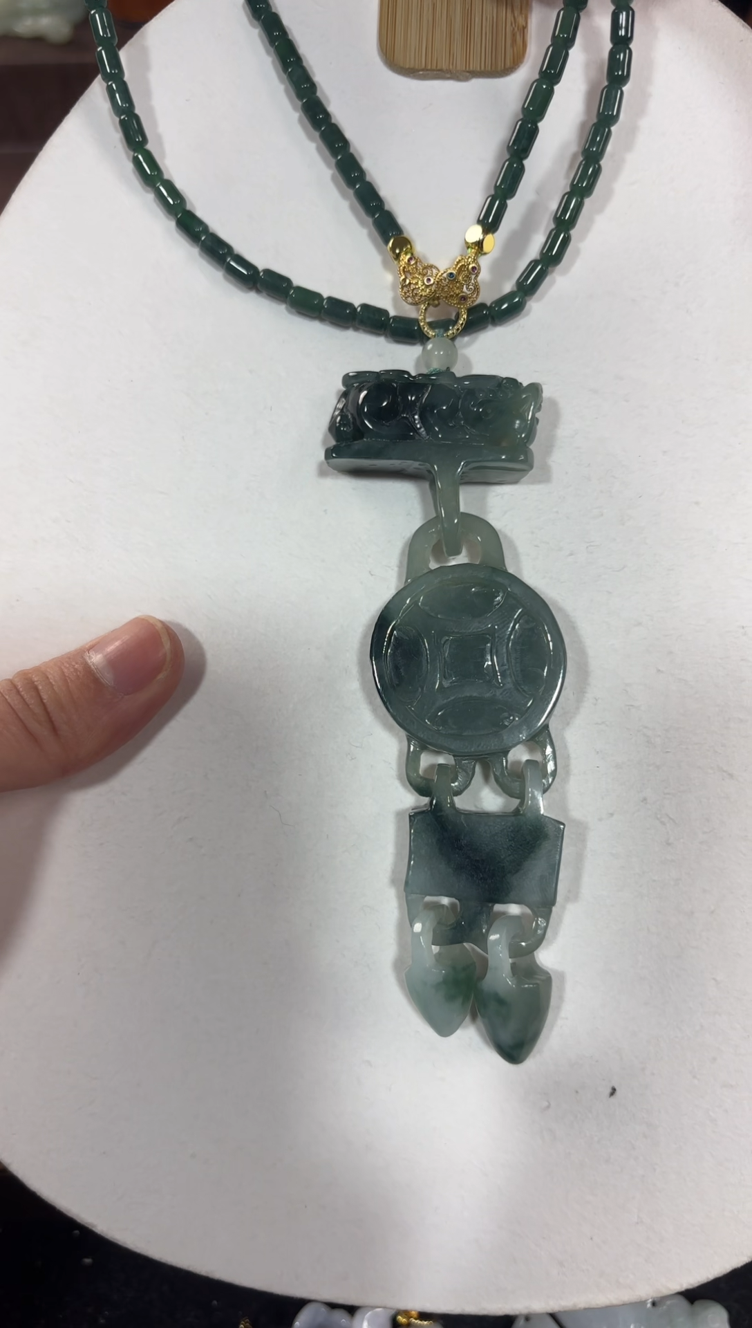 【闪购商品】翡翠颈饰未镶嵌 颈饰 未镶嵌1047