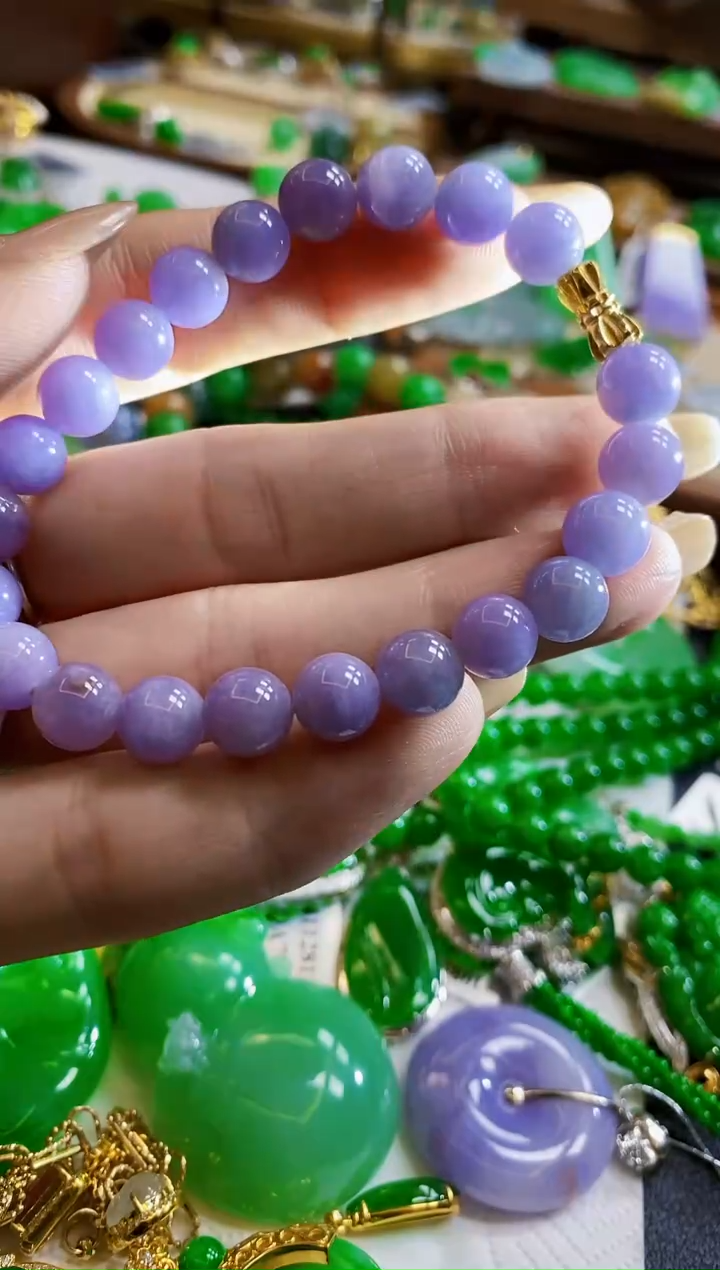 【闪购商品】定制翡翠未镶嵌手串