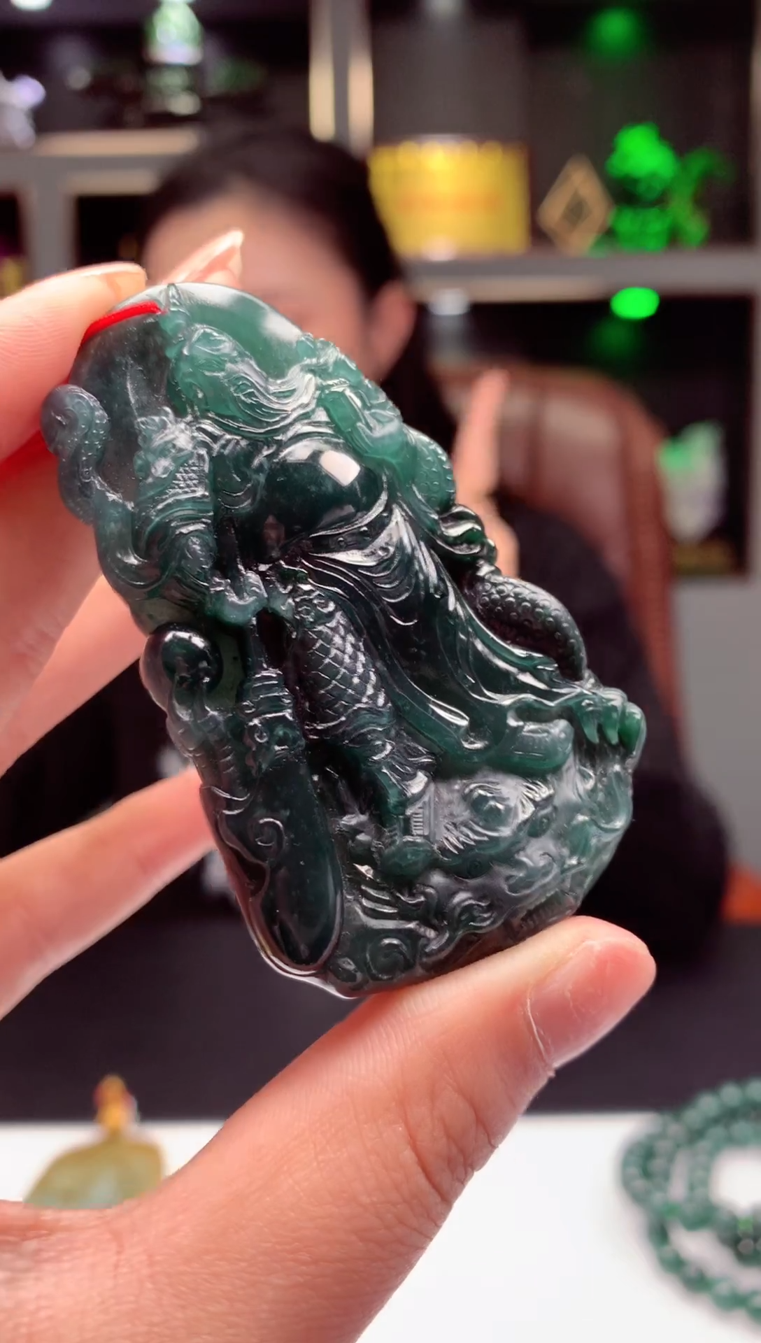 吊坠(不含链)未镶嵌翡翠隐*天然翡翠A货46