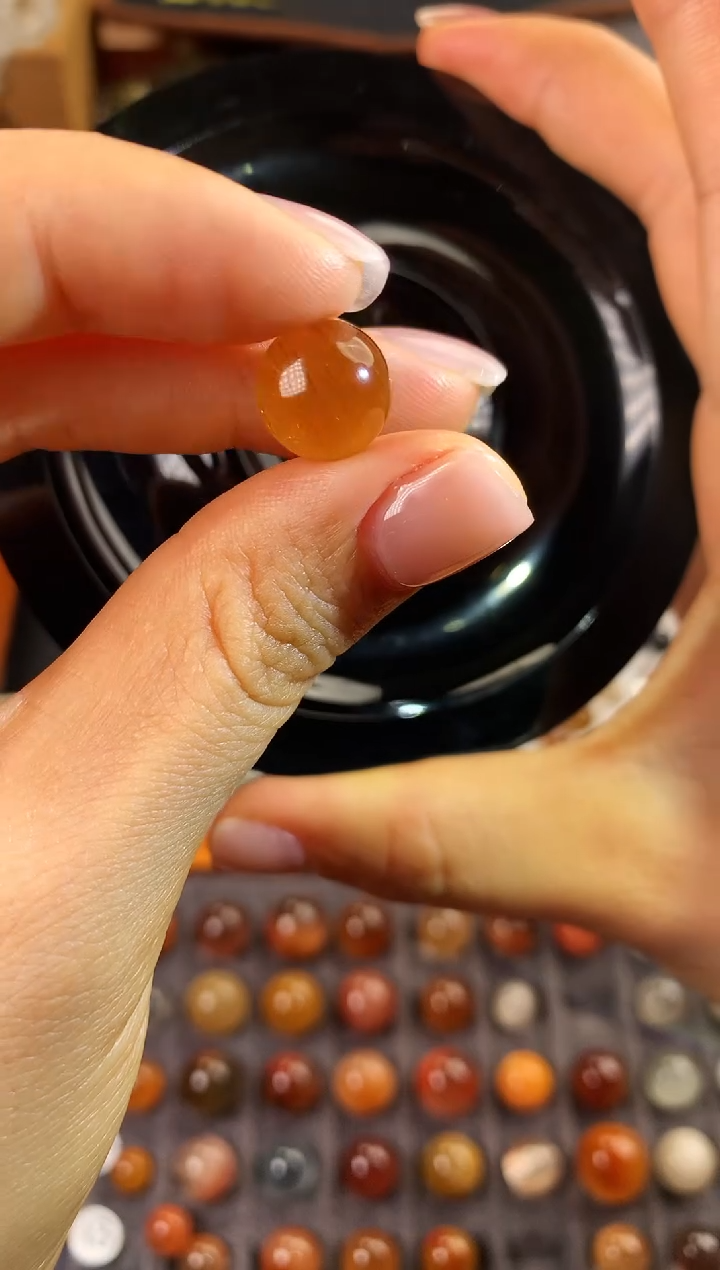 水晶手链未镶嵌宅*天然水晶单珠