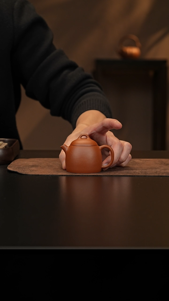 【闪购商品】紫砂茶壶允禾斋wzht 朱泥 秦权